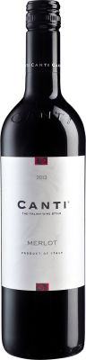 Вино Canti Merlot красное полусухое 11.5% 0.75л