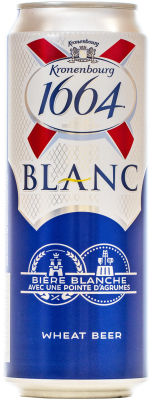 Пиво Kronenbourg 1664 Blanc 4.5% 0.45л
