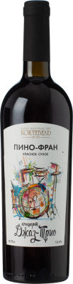Вино Коктебель Джаз трио Пино-фран красное сухое 12.5% 0.75л