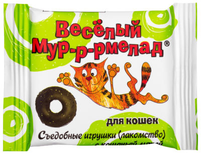 Лакомство для кошек Veda Веселый Мур-р-рмелад с кошачьей мятой 6г