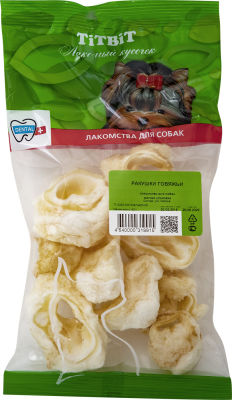 Лакомство для собак TiTBiT Ракушки говяжьи 62г