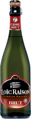 Сидр Loic Raison Brut Яблочный брют 4.5% 0.75л