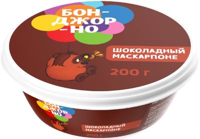 Сыр Бонджорно Шоколадный маскарпоне 200г