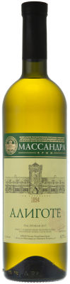 Вино Массандра Алиготе белое сухое 11% 0.75л